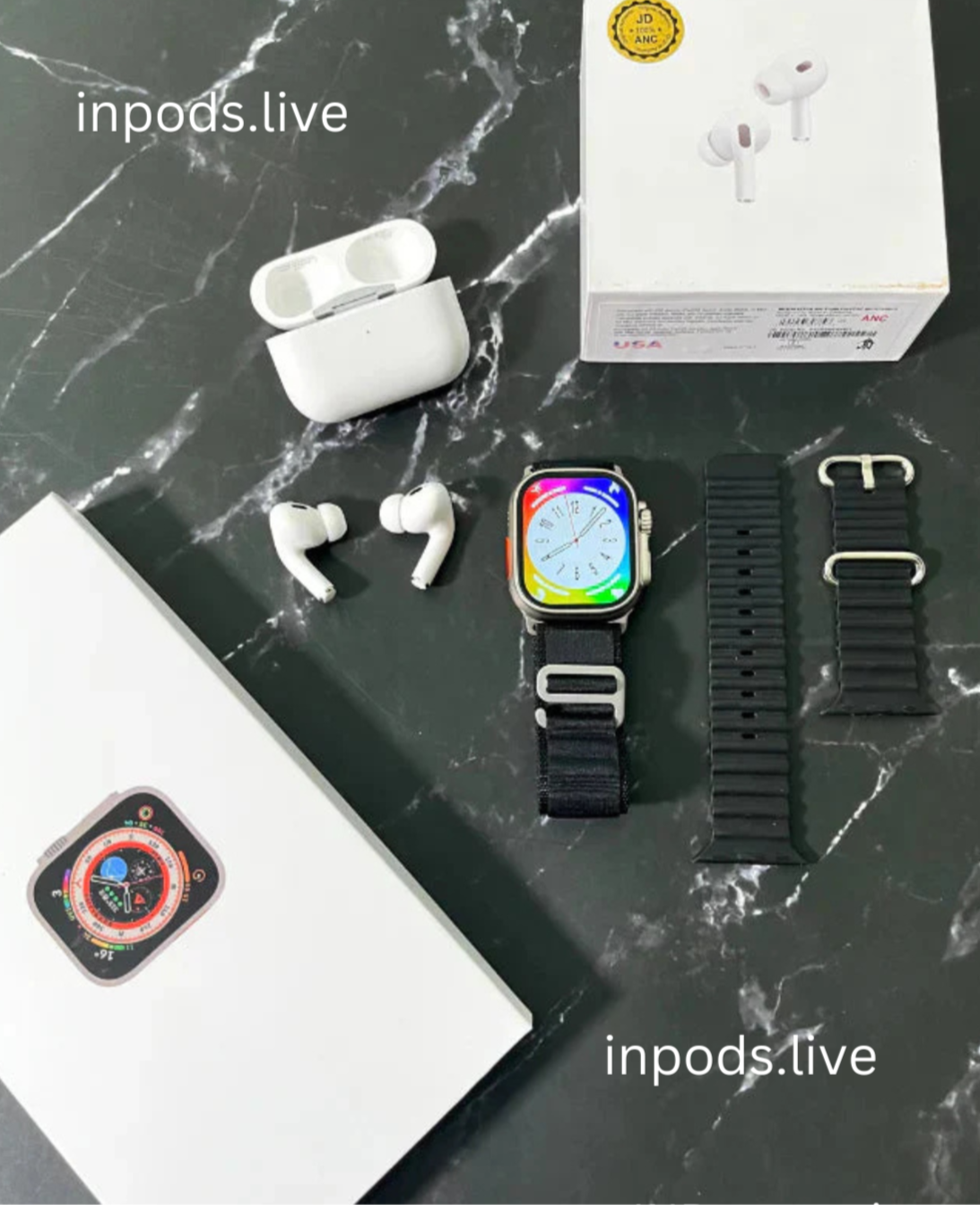 Watch Ultra + Airpods 2nd Gen  (6 Months Warranty)